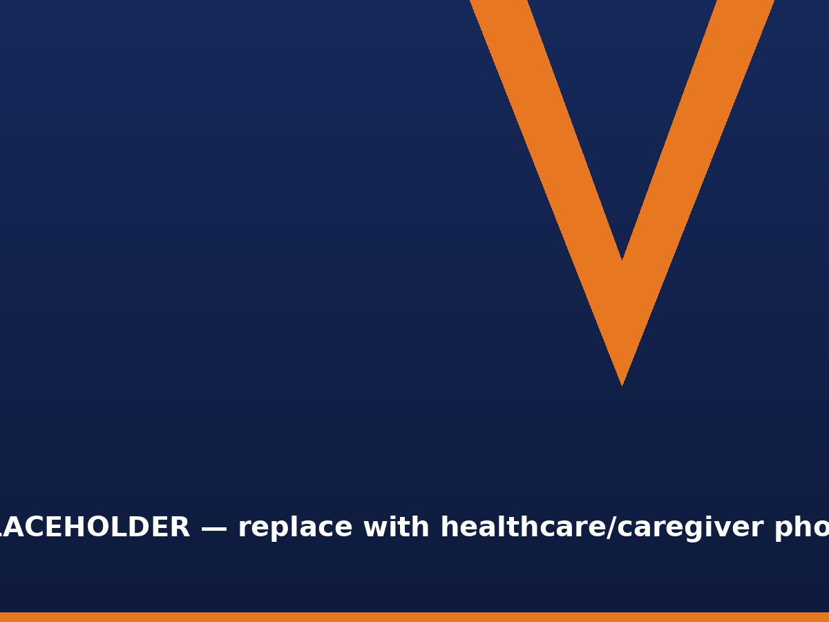 Caregiver assisting a senior resident